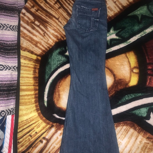 7 For All Mankind Y2K Flare Kim K Jeans - Picture 12 of 13